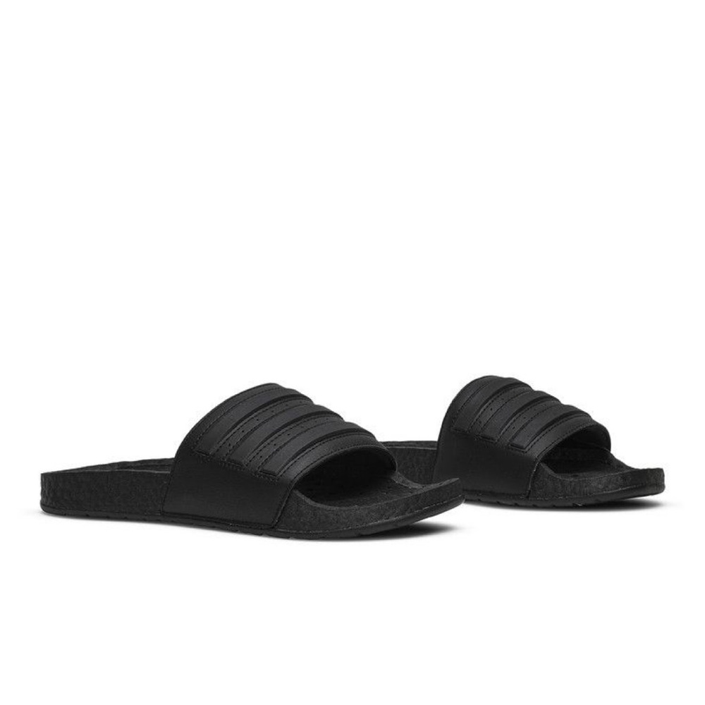 adidas Adilette Boost "Triple Black" EH2256 (2019) Size 10 NEW